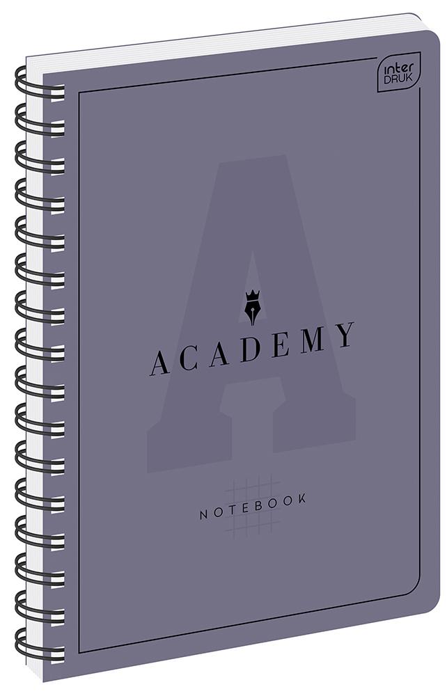 Sveska A5 kvadratići,spiralni povez ACADEMY - VIŠE MOTIVA 