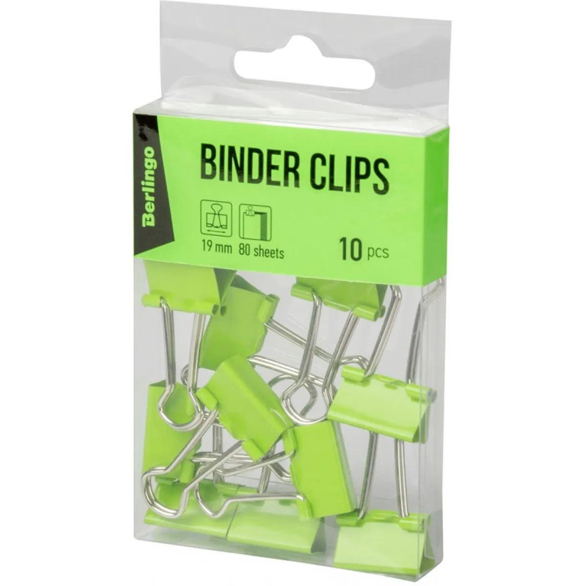 Privremene klamerice 19 mm BERLINGO ZELENA  - 10kom 