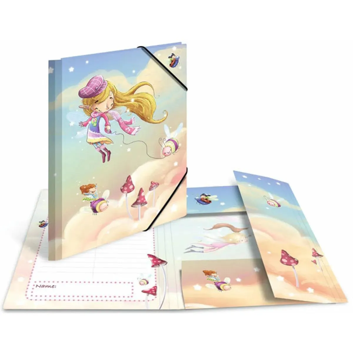 Fascikla plastificirana FAIRY DANCE 24x32x1,5cm 