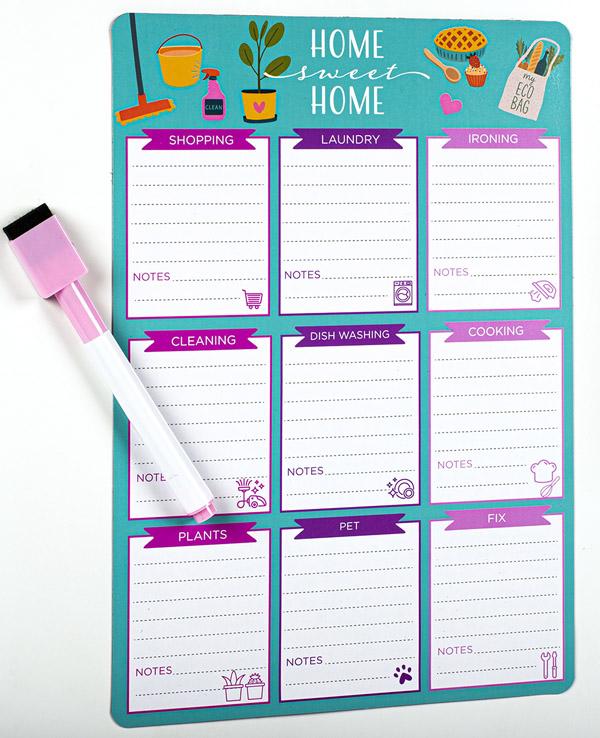 Magnetna tabla HOME SWEET HOME 17 x 25cm 