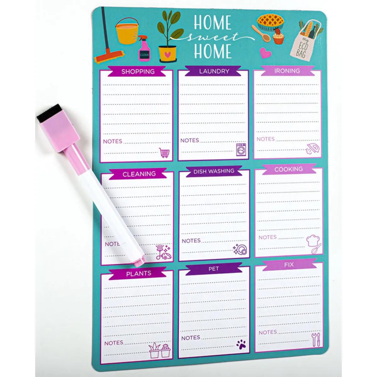 Magnetna tabla HOME SWEET HOME 17 x 25cm 