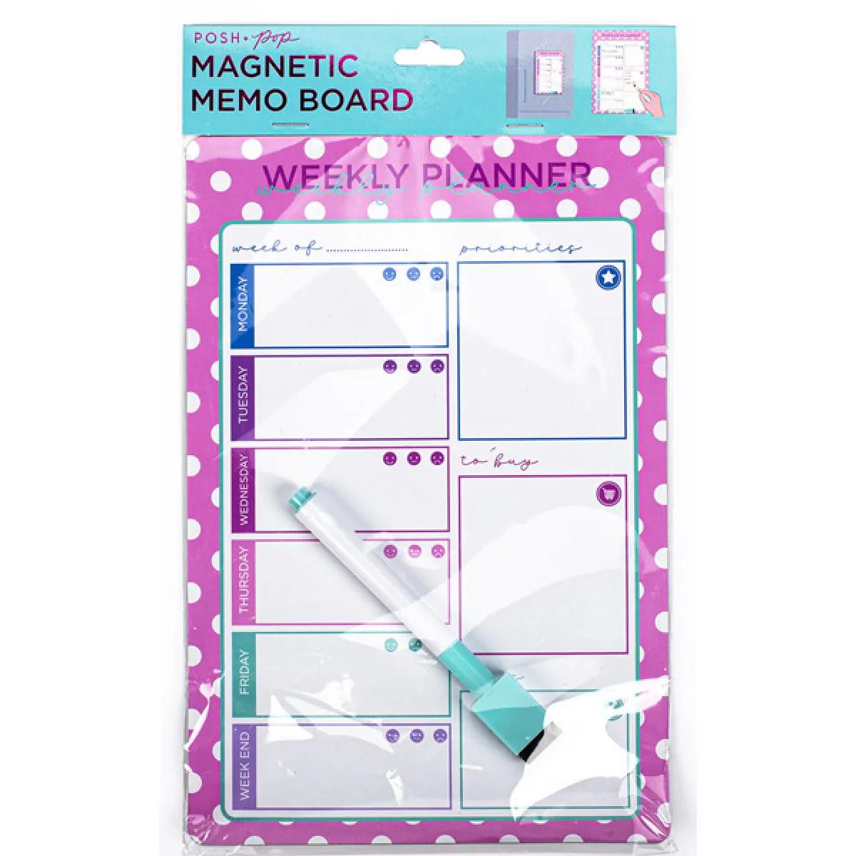 Magnetna tabla NEDELJNI PLANER - 17 X 25cm 