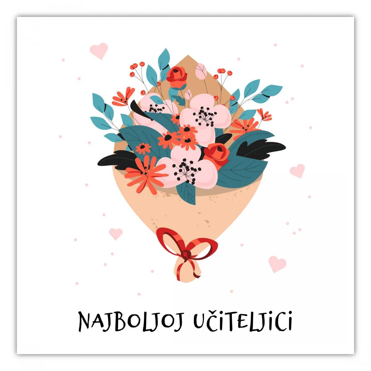 E-Gift kartica NAJBOLJOJ UČITELJICI 1000 