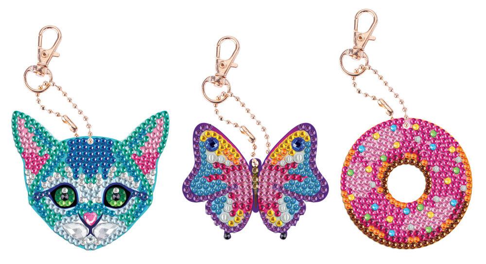 Bojanka - bockalica MAKE YOUR OWN DIAMOND PAINTING KEYRING, više vrsta 