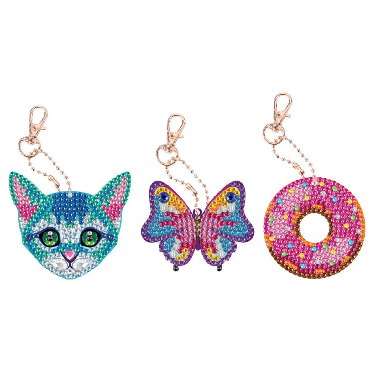 Bojanka - bockalica MAKE YOUR OWN DIAMOND PAINTING KEYRING, više vrsta 