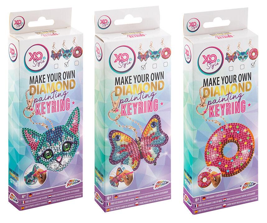 Bojanka - bockalica MAKE YOUR OWN DIAMOND PAINTING KEYRING, više vrsta 