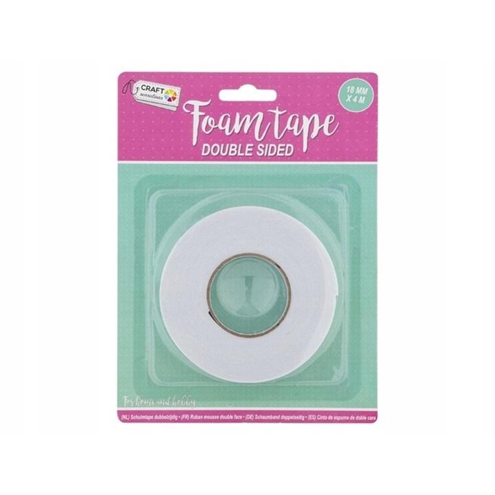 Penasta traka dvostrano lepljiva FOAM TAPE, 18mm x 4m 