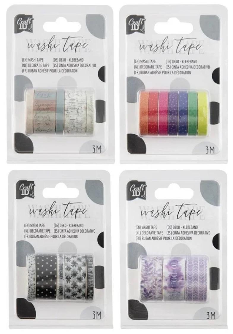 WASHI trake 3 x 300cm / 4 VRSTE 