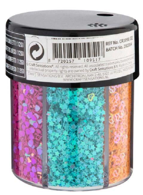 Kreativni set pahuljice i konfete GLITTER 