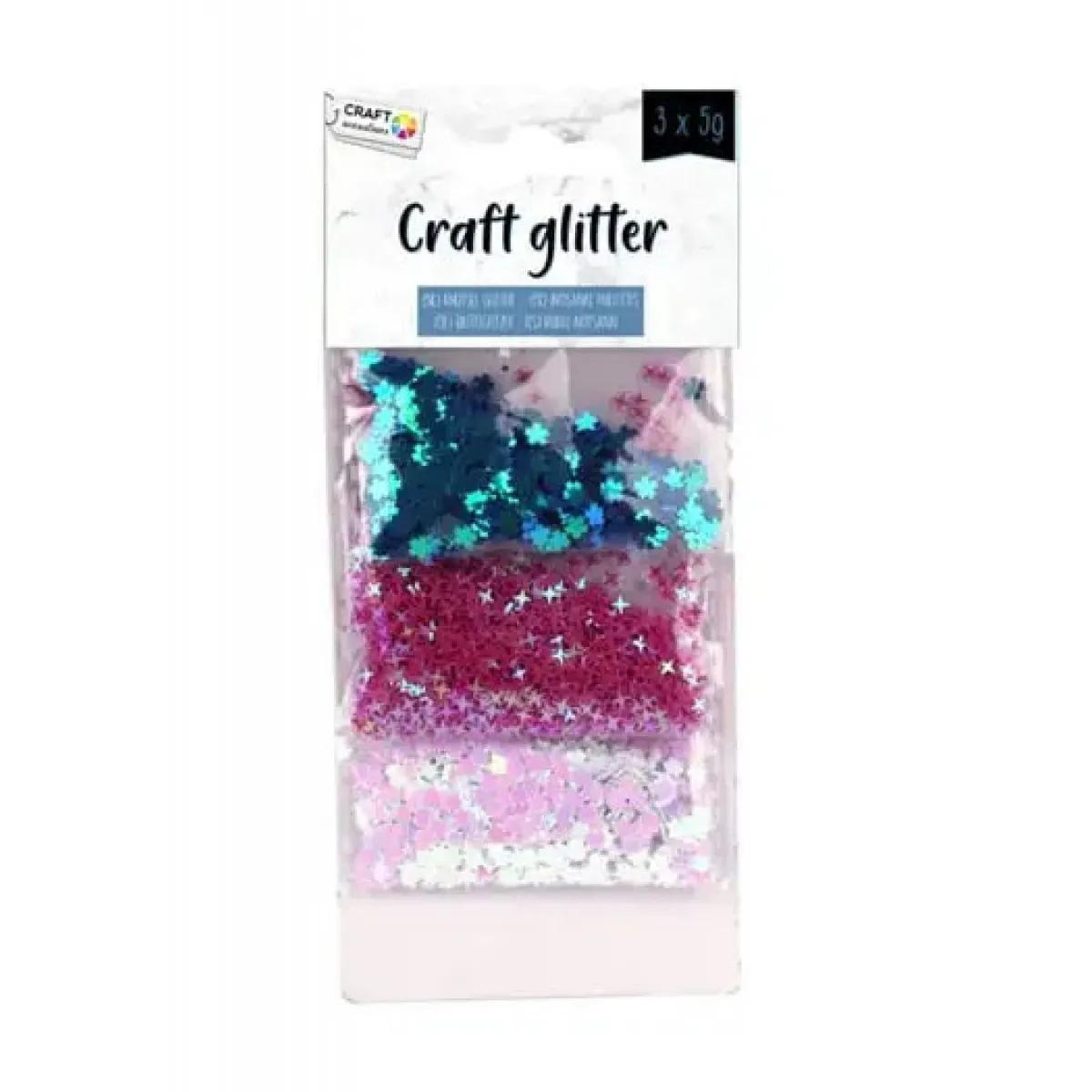 Šljokice u boji GLITTER SHAPES 