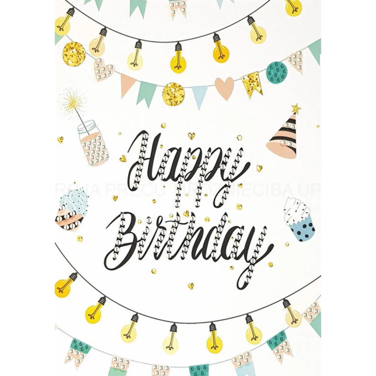 Kreativni set OBOJI ČESTITKU 18x13cm - 4 kom 