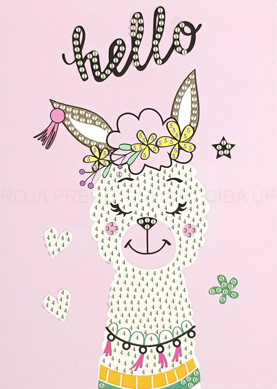 Kreativni set OBOJI ČESTITKU 18x13cm - 4 kom 