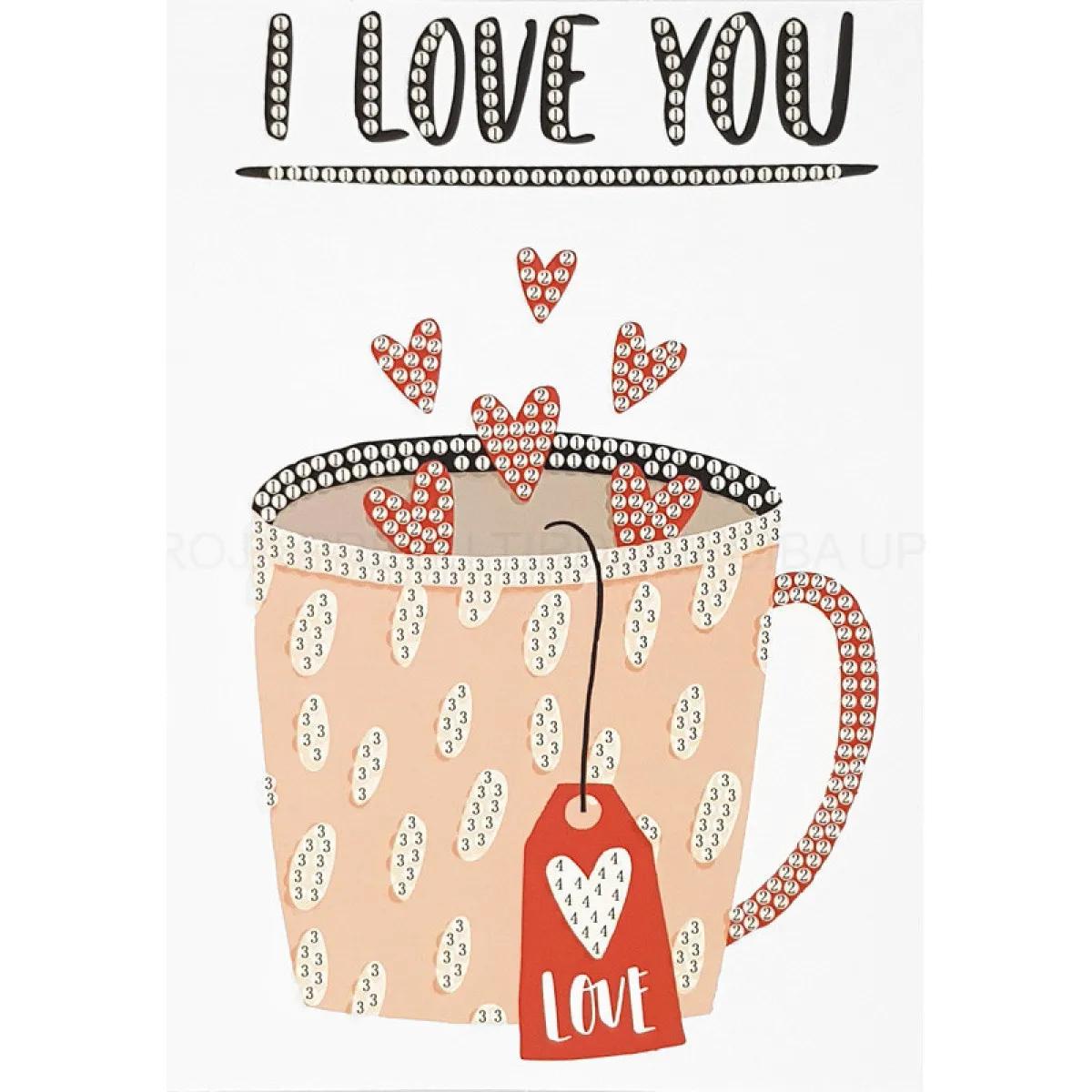 Kreativni set OBOJI ČESTITKU 18x13cm - 4 kom 