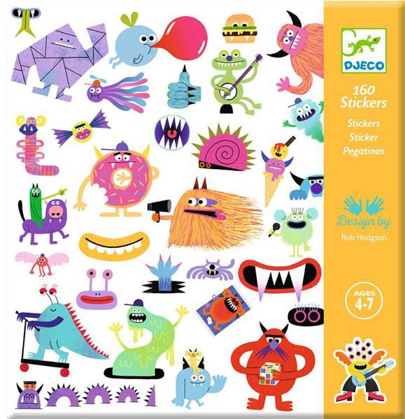 MONSTER stikeri 160kom 