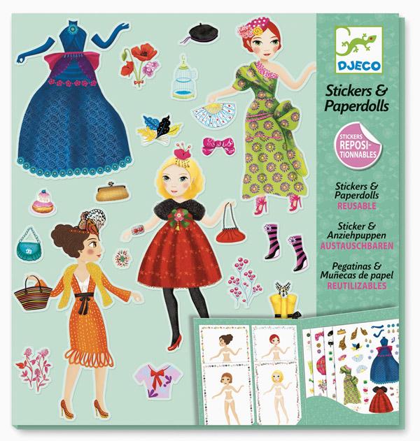 Kreativni set papirne lutkice FASHION 