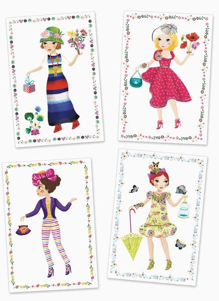 Kreativni set papirne lutkice FASHION 