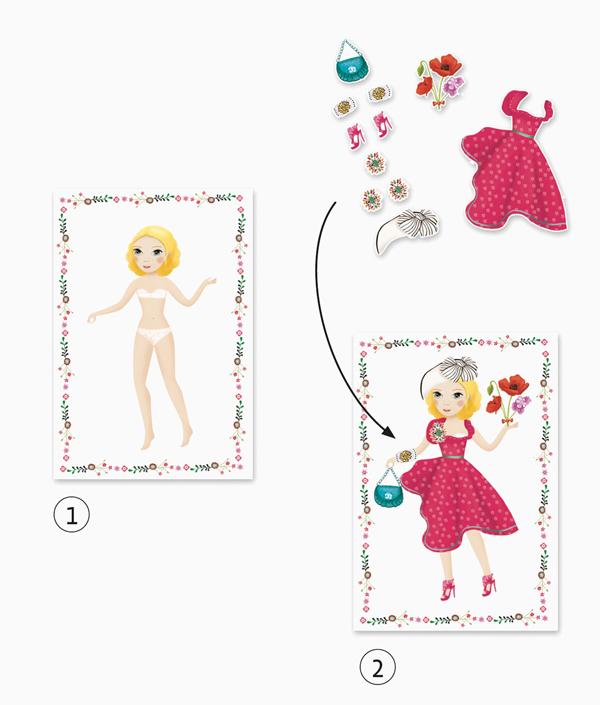 Kreativni set papirne lutkice FASHION 