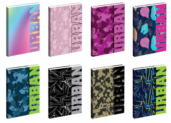 Sveska A5 kvadratići 80l TP URBAN  - VIŠE BOJA 