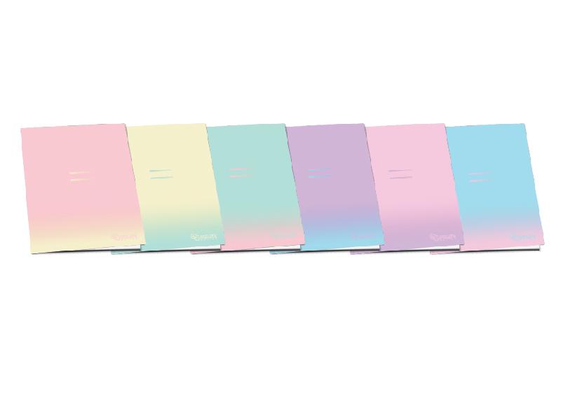 Sveska A4 ONE COLOR ZA DEVOJČICE, 52 lista, na linije sa marginama 