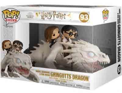 Figurica HARRY POTTER POP!  RIDES - DRAGON W/HARRY, RON, & HERMIONE 