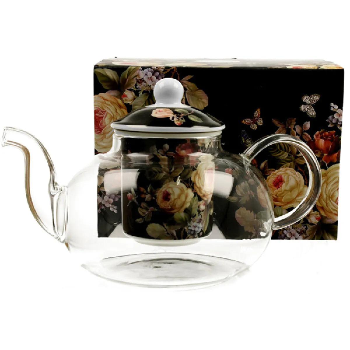 Čajnik GLASS TEAPOT WITH TEA INFUSER WARDA 