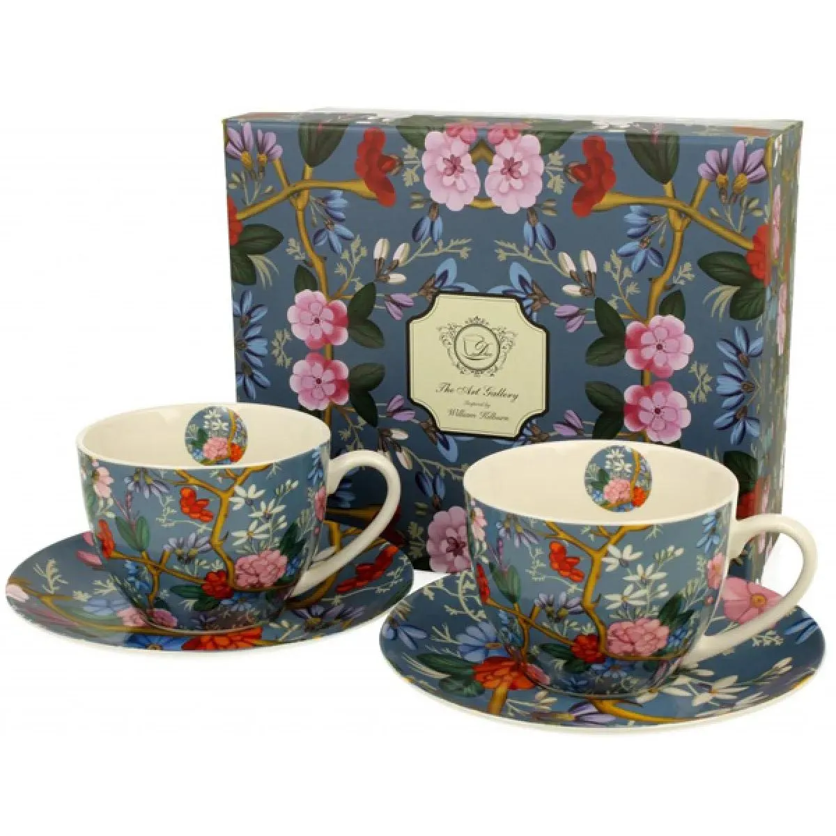 Šolje 2 CUPS WITH SAUCERS BLUE W KILBURNE 