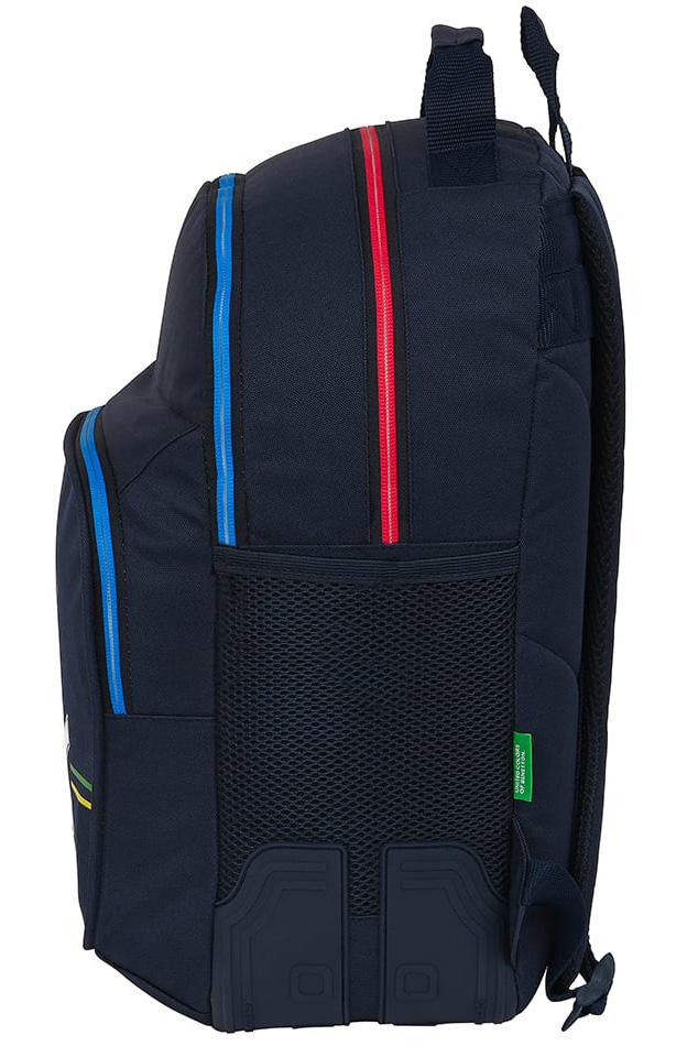 Ranac školski sa dve pregrade BENETTON - SIXTIES 