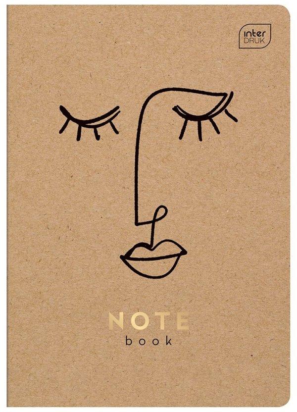 Sveska A5 na linije KRAFT- VIŠE MOTIVA 