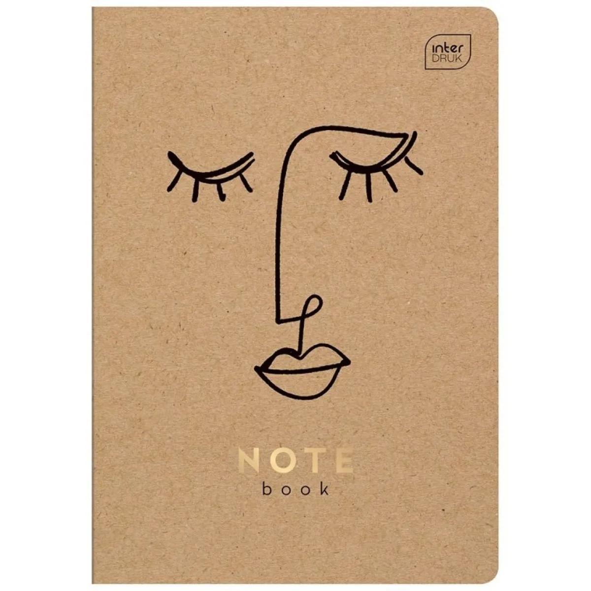 Sveska A5 na linije KRAFT- VIŠE MOTIVA 