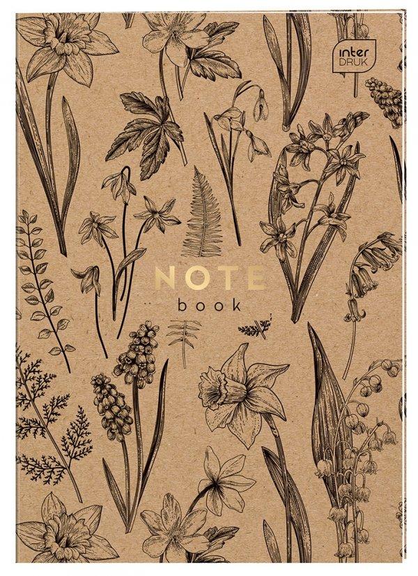 Sveska A5 na kvadratiće KRAFT - VIŠE MOTIVA 