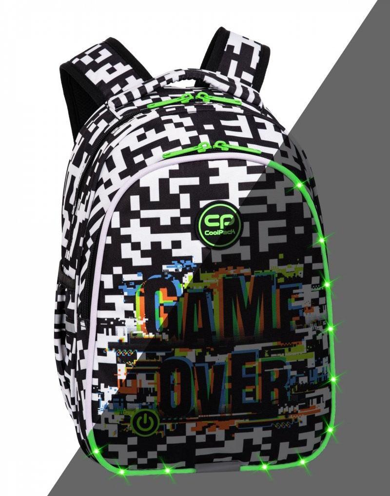 Školski ranac JIMMY LED Game over 