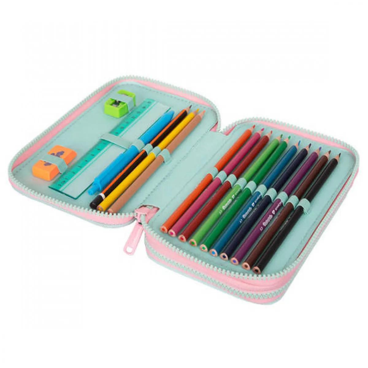 Pernica sa dve pregrade puna COOLPACK JUMPER Strawberry 