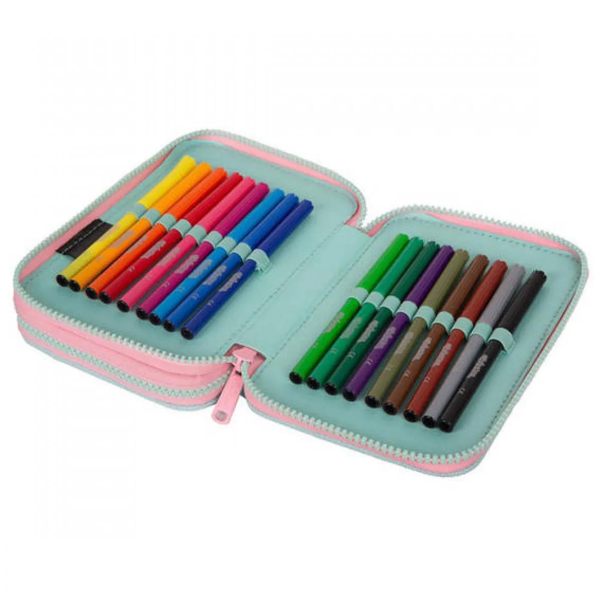 Pernica sa dve pregrade puna COOLPACK JUMPER Strawberry 