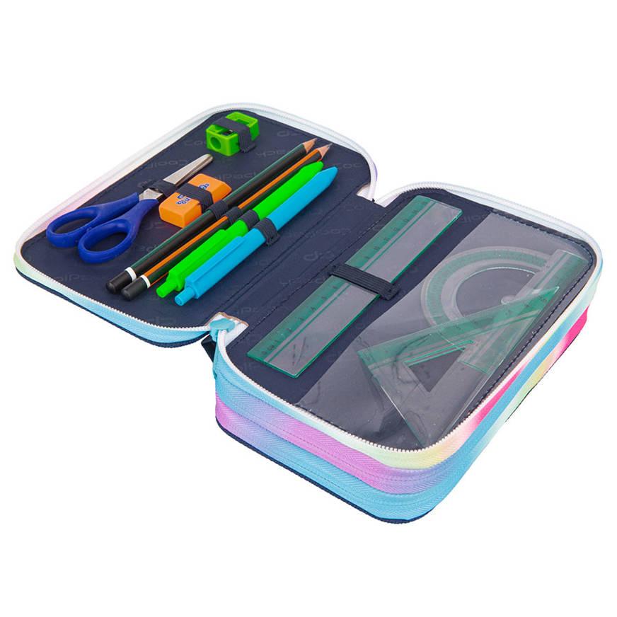 Pernica sa tri pregrade puna COOLPACK JUMPER Blue Unicorn 