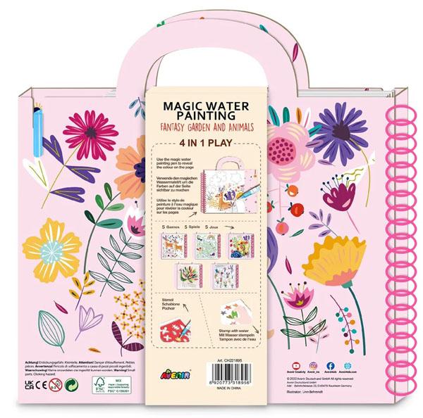 Kreativni set - magična vodena bojanka BAŠTA SA ŽIVOTINJAMA 