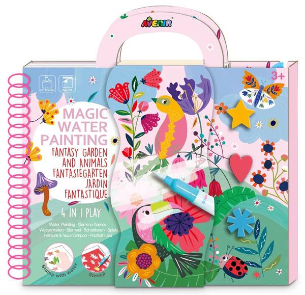 Kreativni set - magična vodena bojanka BAŠTA SA ŽIVOTINJAMA 