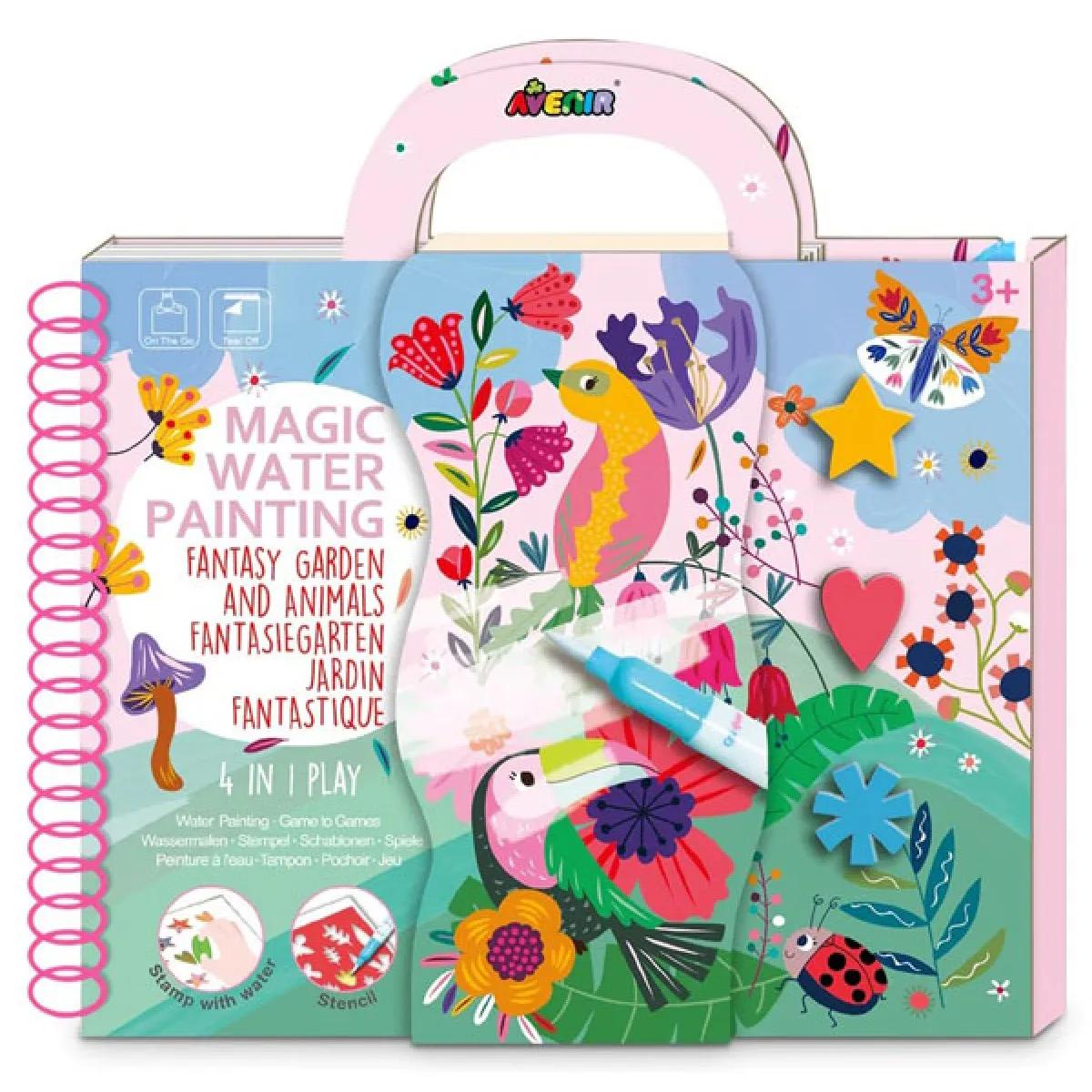 Kreativni set - magična vodena bojanka BAŠTA SA ŽIVOTINJAMA 