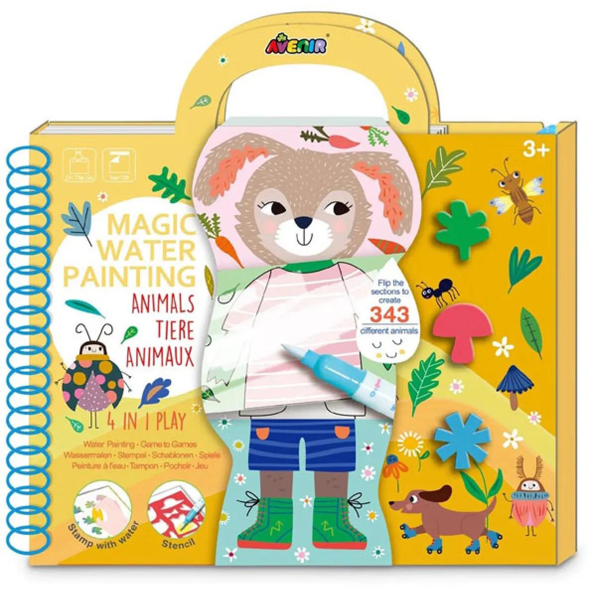 Kreativni set - magična vodena bojanka ŽIVOTINJE 