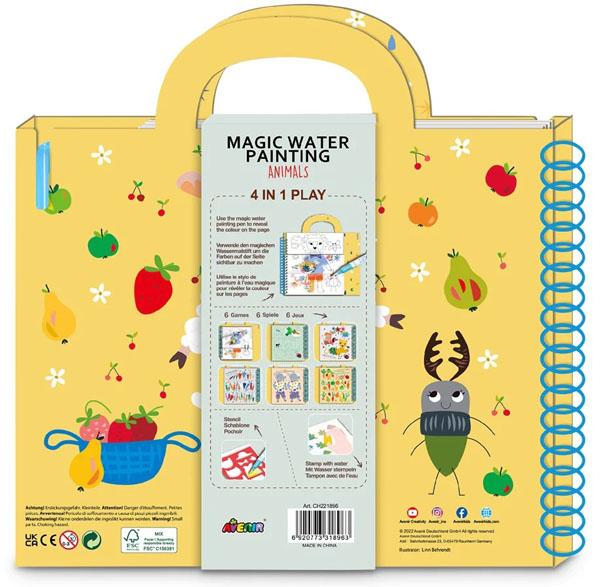 Kreativni set - magična vodena bojanka ŽIVOTINJE 