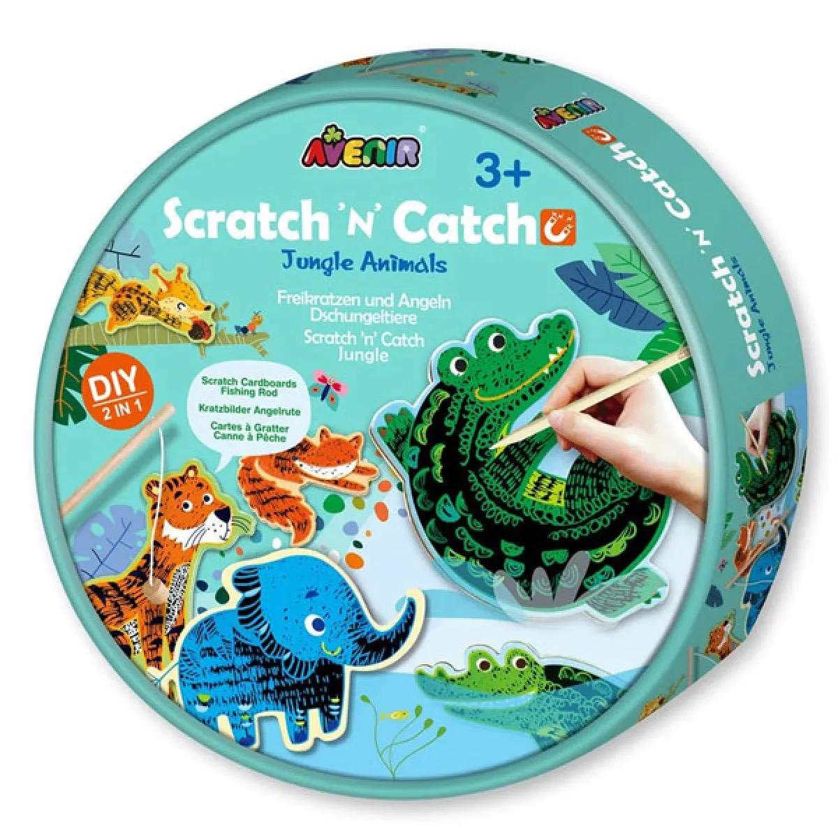 Kreativni set OGREBI I UHVATI - ŽIVOTINJE IZ DŽUNGLE 