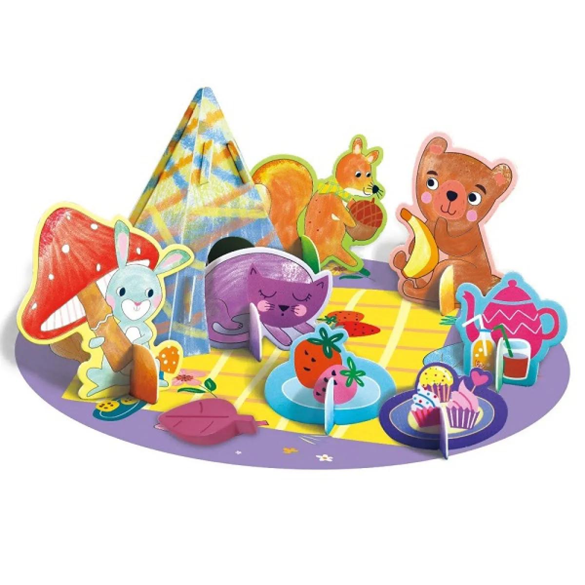 Kreativni set sa 12 voštanih bojica GO PICNIC 