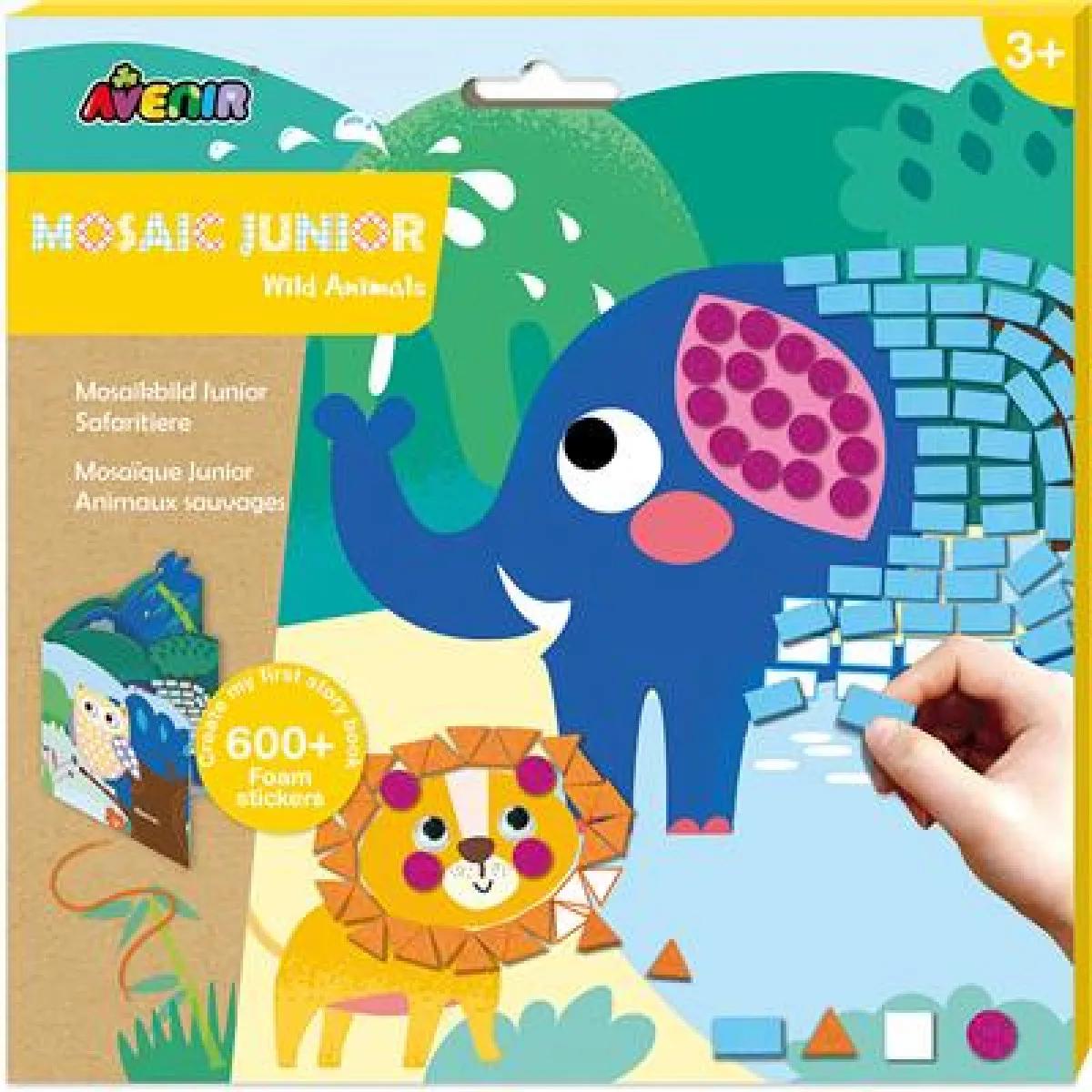 Kreativni set MOJA PRVA KNJIGA PRIČA - DIVLJE ŽIVOTINJE 