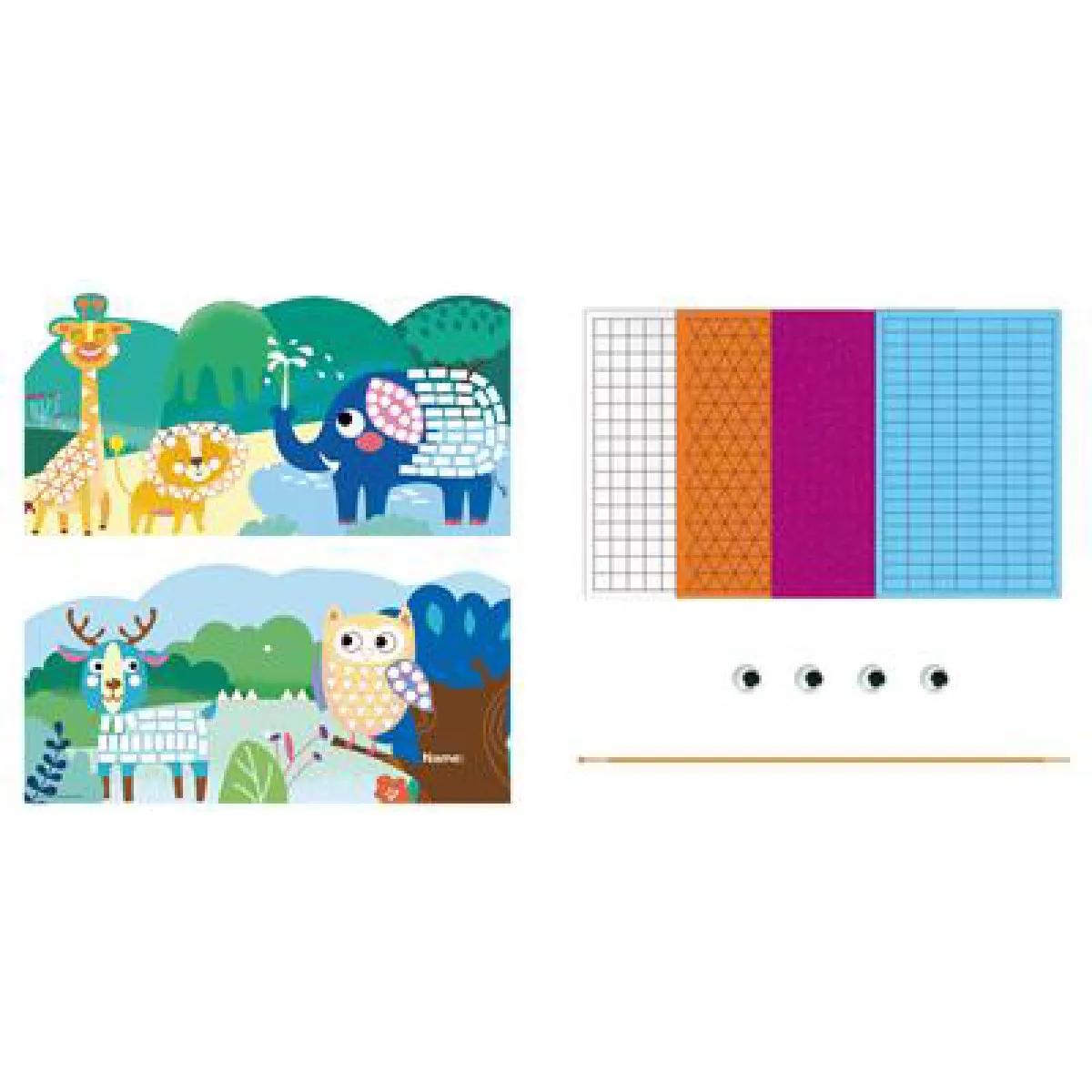 Kreativni set MOJA PRVA KNJIGA PRIČA - DIVLJE ŽIVOTINJE 