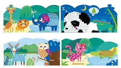 Kreativni set MOJA PRVA KNJIGA PRIČA - DIVLJE ŽIVOTINJE 