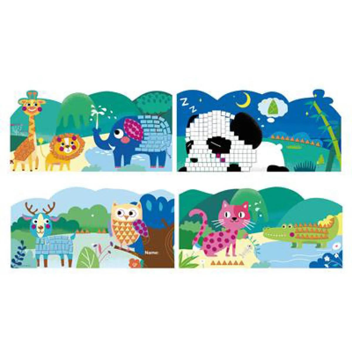 Kreativni set MOJA PRVA KNJIGA PRIČA - DIVLJE ŽIVOTINJE 