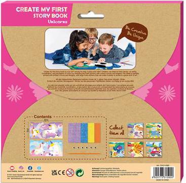 Kreativni set MOJA PRVA KNJIGA PRIČA - JEDNOROZI 