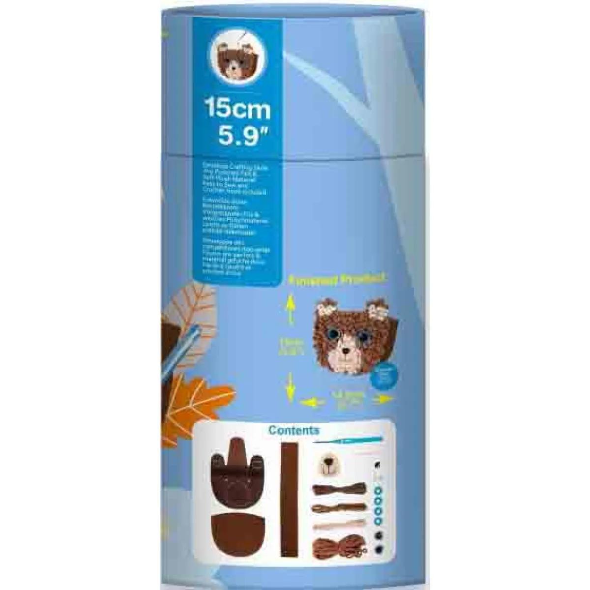 Kreativni set MOJA PRVA PLIŠANA TORBA - MEDA 