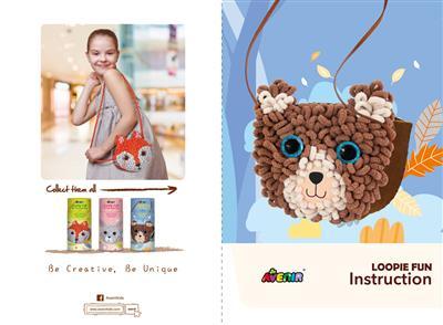 Kreativni set MOJA PRVA PLIŠANA TORBA - MEDA 