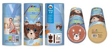 Kreativni set MOJA PRVA PLIŠANA TORBA - MEDA 