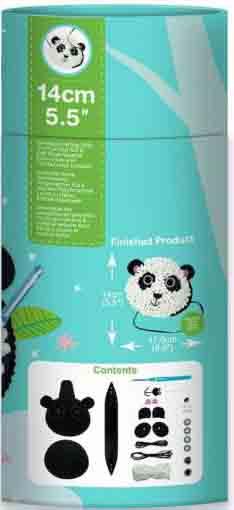 Kreativni set MOJA PRVA PLIŠANA TORBA - PANDA 